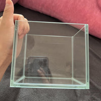 AWXZOM Small Nano Tall Rimless Tank, Glass Fish Tank, Betta Tank – Essentials for Fish - 0.7 Gallon 5.9x 4.3x5.1inch/15*11*13cm - image 3