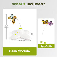 All for Paws Cat Toys Interactive Butterfly Flutter Bug Cat Automatic - Original - image 3