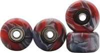 RACOFSB fingerboard wheels with bearings in black mix swirl color, set of 4 - view 4