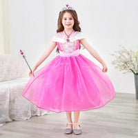 Princess Anna Costume Dress up Accessories for Girls Anna Cosplay - Rose Aurora - image 2