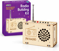 ANNISOKA DIY wooden radio STEM kit for kids with antenna