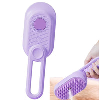 Pet Grooming Brushm,Cat Brush,3 In1 Spray Cat BrushSelf-Cleaning Wet Dog Comb with USB Rechargeable & Water Tank,Suitable for Dogs,Cats to Reduces Flying Hair,Remove Tangled & Loose Hair (Purple)