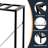 TONGMO Fish Tank Stand: The Perfect 29 Gallon Metal Aquarium Stand Measuring 32.7" W x 13" D x 32.3" H to Fit Your Aquatic Display Needs.