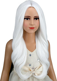 Edivd kids ginger wig with long orange wavy curls - view 33