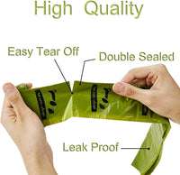 ECO-CLEAN Dog Poop Bags, 24 Rolls/360 Bags with Dispenser – Essentials for Dogs - Green - image 3