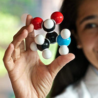 LINKTOR 444 piece chemistry molecular model kit with colored atoms, bonds and fullerene parts - view 12
