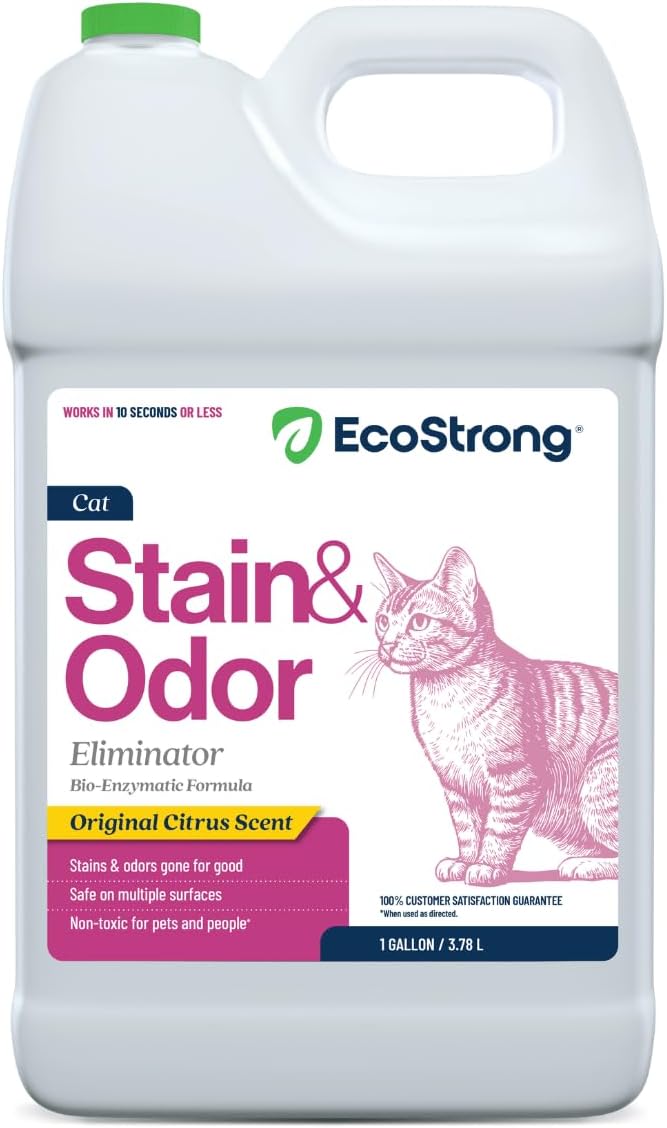 Eco Strong Cat Stain And Odor Remover - 128 Fl Oz (Pack of 1)