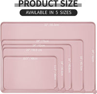 Reopet Silicone Pet Feeding Mat - Misty Rose / 22" x 14" - image 2