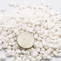 TOYPOPOR Mini White Rocks Stone Decorative Pebbles Vase Fillers Succulents Cactus Bonsai DIY Plant Rock Garden Outdoor Indoor Gravel for Aquarium, Terrarium, Fairy Gardening, Top Dressing 6lbs