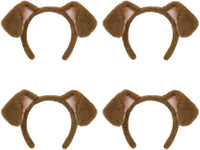 Beviliu Dog Ears Golden Movable - Brown Pink / 1 Count (Pack of 4)