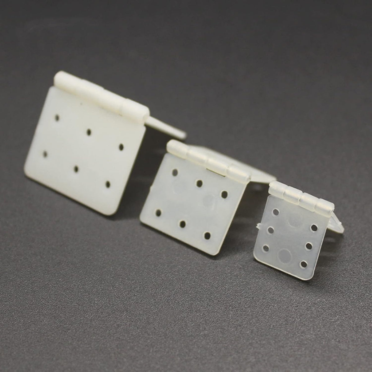 skrnrhrery nylon hinges for RC airplanes, 16-pack of small square loose-leaf hinges - view 7
