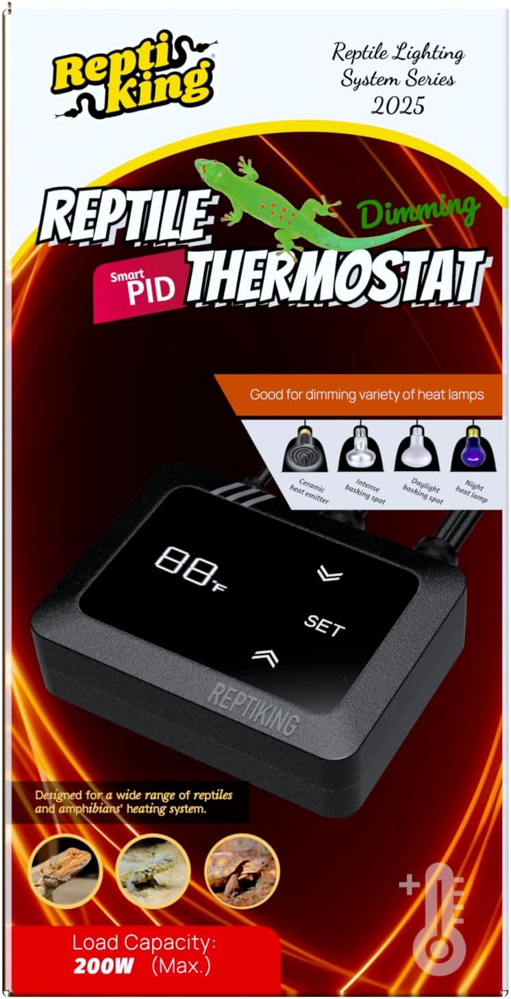 Reptile Dimming Thermostat, Heat Lamp Temperature Controller