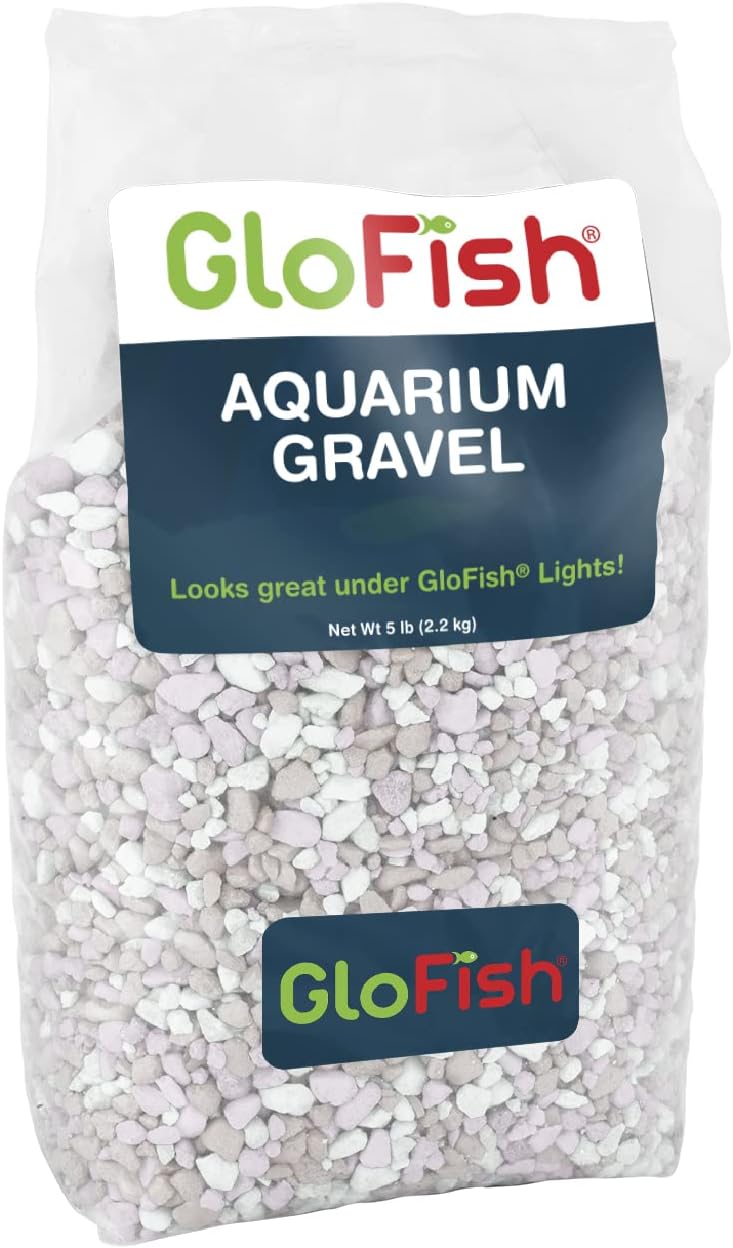 GloFish Aquarium Gravel, Pearlescent - 5 Pound
