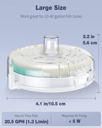 Pawfly Mini Aquarium Sponge Filter - Large - image 2
