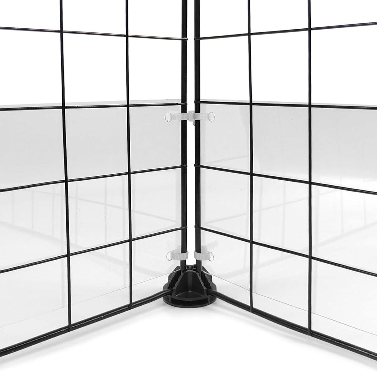 12 Pcs Cage Guard 13.8"x4.7" with Zip Ties Scatter Guard Clear – Essentials for Small Pets - 11.8" x 4.7" (12 PCS) - image 4