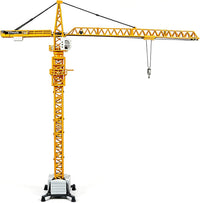 Tipmant 1:87 scale yellow die-cast alloy excavator toy truck with rotating arm - view 2