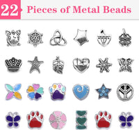 VICTLOV Charm Bracelet Making Kit, DIY Craft for Girls - Pink 126 Pieces - image 4