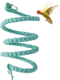 Dnoifne 59 Inch Spiral Rope Perch - 78.7 inches / Blue