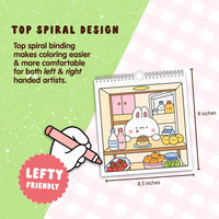 Cupkin Animal Habitats Sticker Book, 12 Coloring & Activity - Nom Noms - image 3