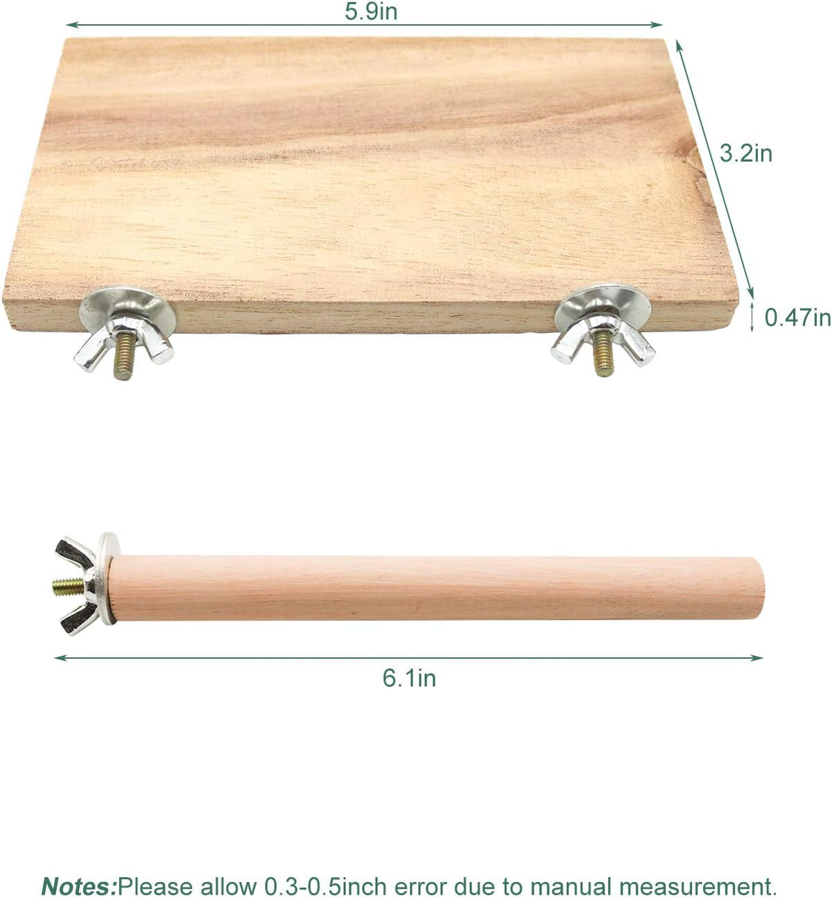 4 PCS Bird Perch Stand Platform Toy - image 2