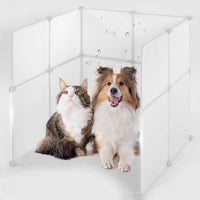 MEEXPAWS Cat Litter Box Enclosure, Splash Guard - XXL - L27.9"×W27.9"×H31.5"