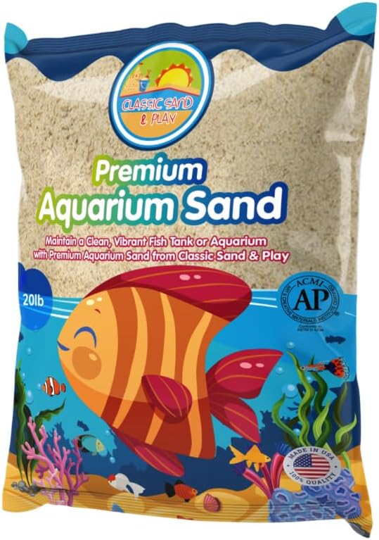 CLASSIC SAND & PLAY Natural Aquarium Sand for Freshwater
