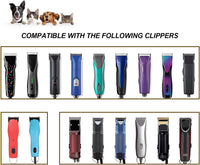 10# Grooming Ceramic Pet Clipper Blades Compatible with Andis & Oster - Silver / 13 Pack - image 2