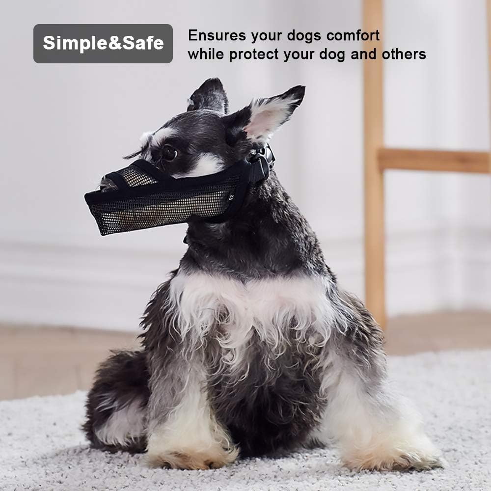Crazy Felix Dog Muzzle Anti Eating for Small Medium Large Dogs - Black / XL - image 4