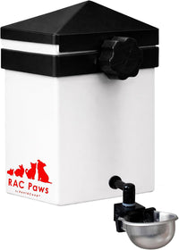 RentACoop 64oz Small Animal Drinker with Auto-Fill Metal Cup – Essentials for Small Pets - 64oz