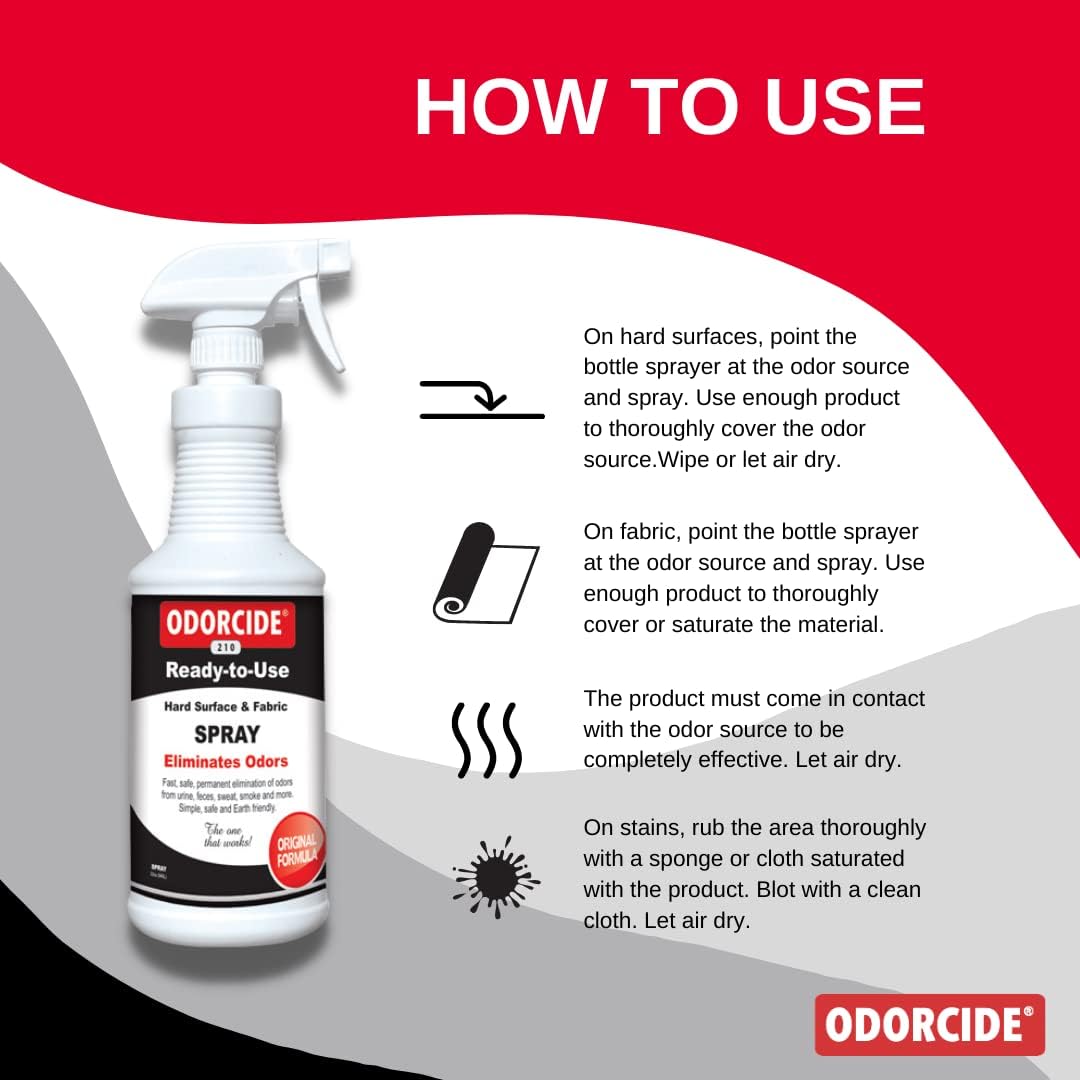Odorcide Odor Eliminator Concentrate: Odor Eliminator for Strong Odor - Original / 32 oz - image 2