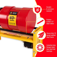 MJR Tumblers 40lb heavy duty rock tumbler with powder-coated steel frame and rubber rollers - view 21