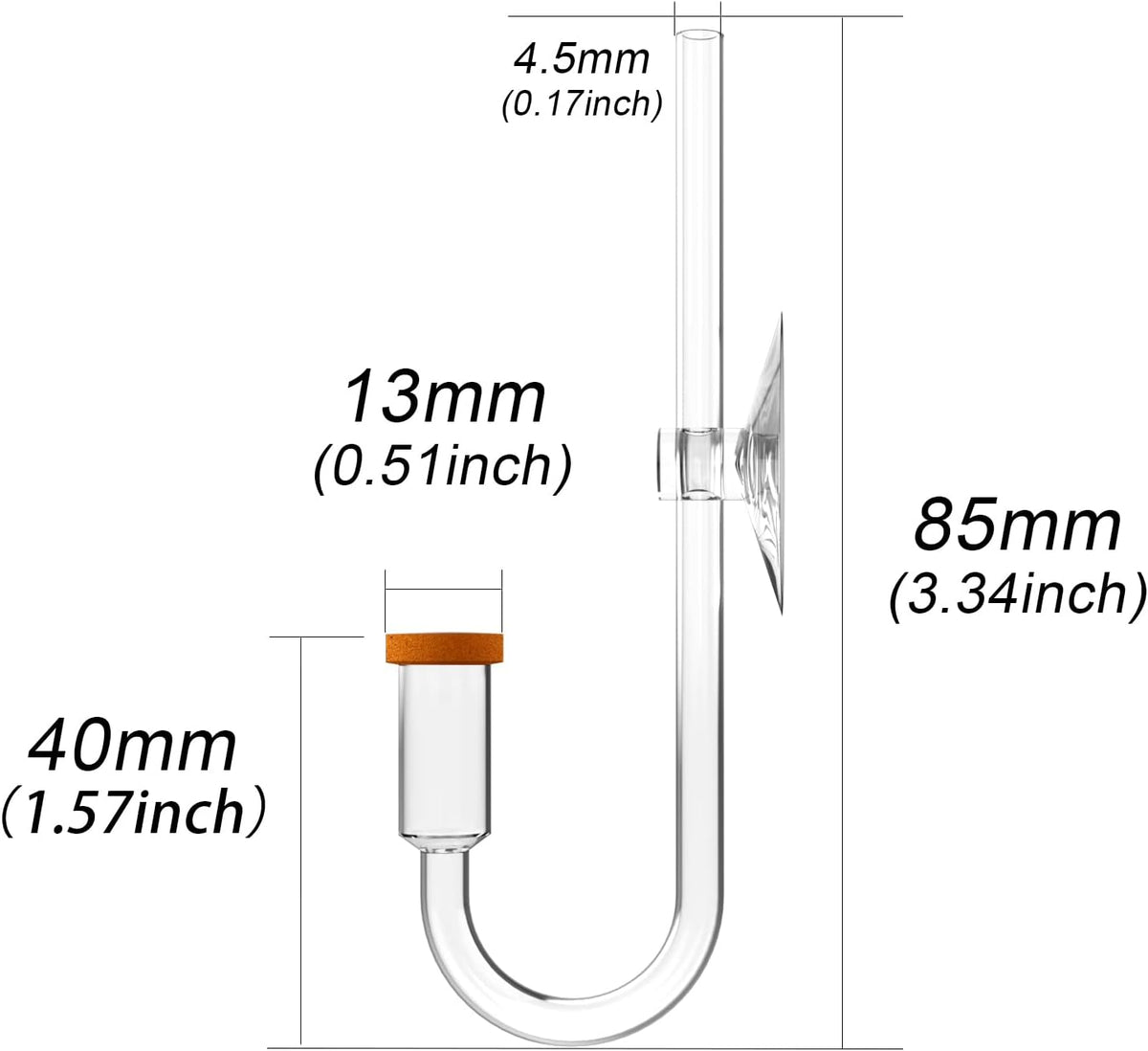 Fzone Neo CO2 Diffuser with Customized Ceramic from South Korea – Essentials for Fish - S-13mm - image 2