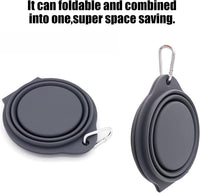 SLSON Collapsible Dog Bowls - Dark Grey - image 4