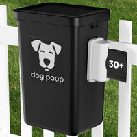 Moryimi Dog Poop Trash Can Outside – Essentials for Dogs - Black
