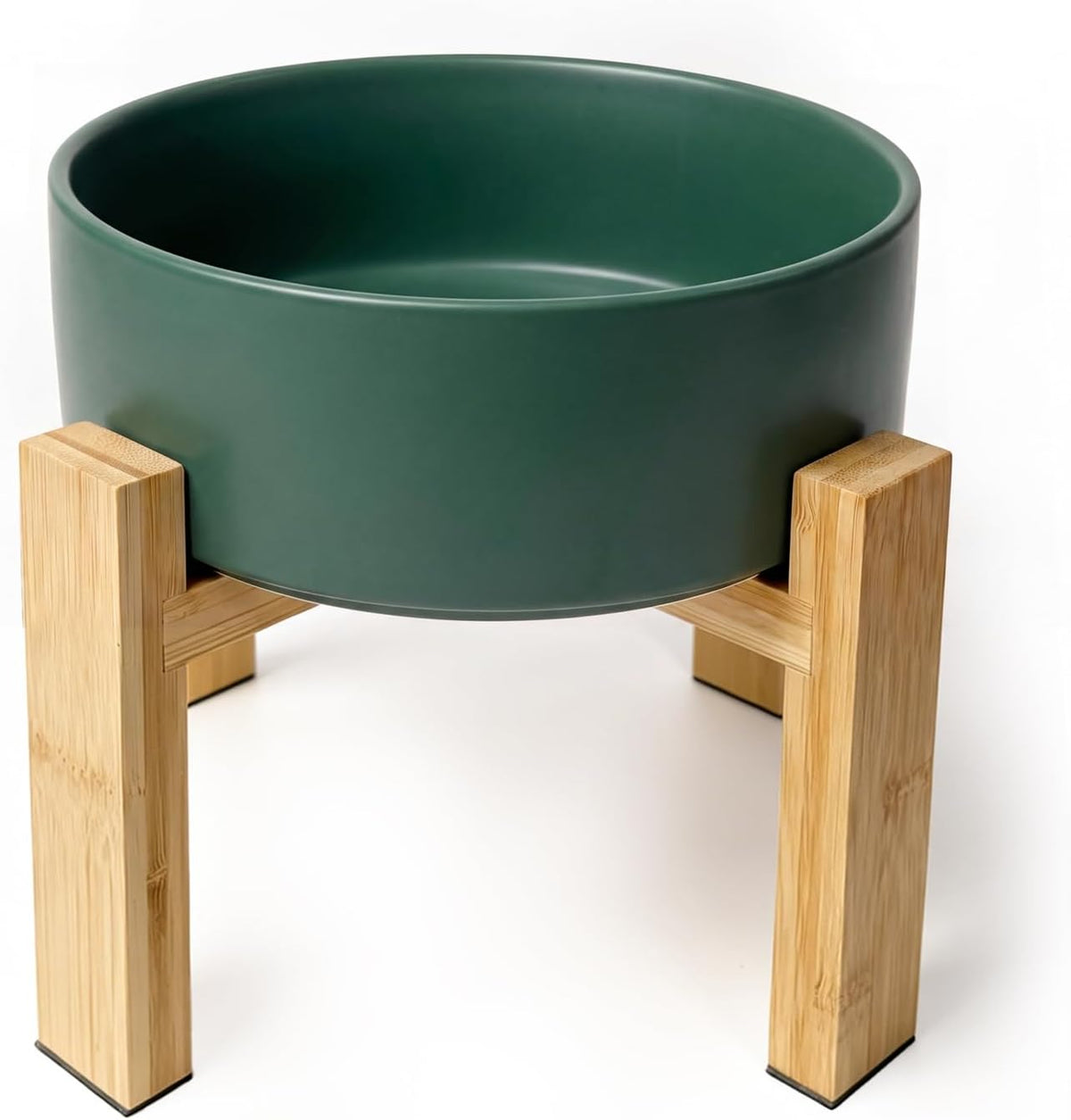 Raised Ceramic Large Dog Bowl - Large Dog Bowl 1800ML*1 / Green