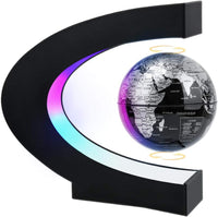 Magnetic Levitating Globe with LED Light - Black