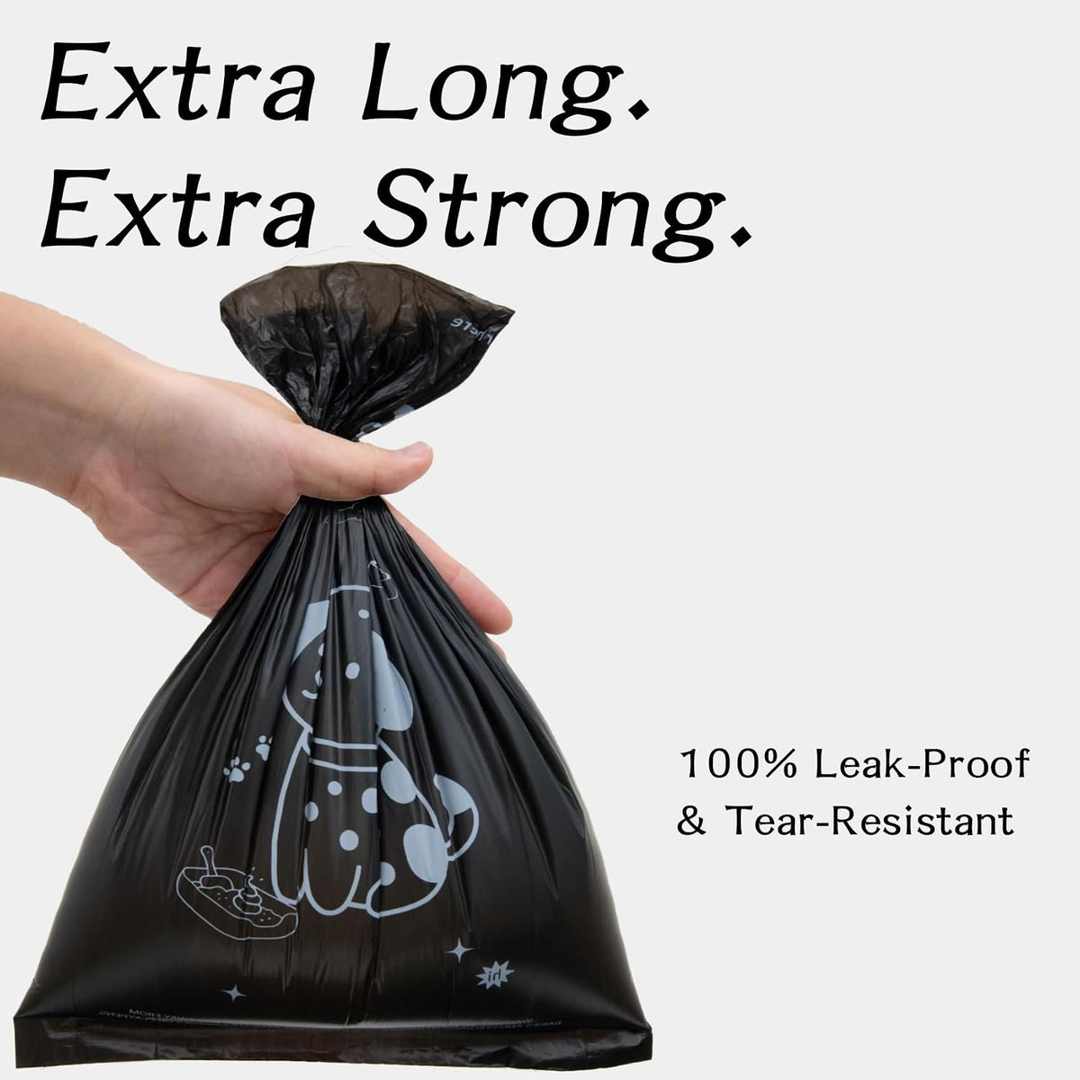 Cherry Blossom Scented Dog Poop Bags, 42 Rolls 630 counts - Black / 360 Count (Pack of 1) - image 4