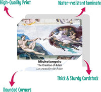Menique Memory Matching Game – Famous Paintings for Adults & Kids – 70 Cards (35 Pairs) – Bilingual Art Game – Educational & Concentration Activity