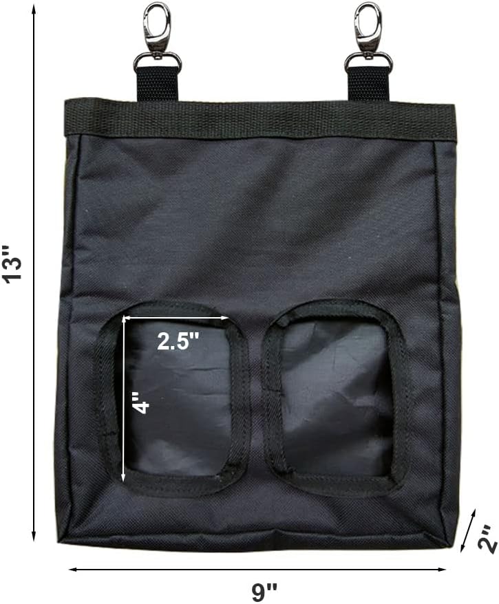 RIOUSSI Guinea Pig Hay Feeder - Black-2pack / M - 13"x9"x2" - image 3