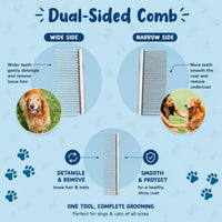Sinko Shedding Brush For Dog and Cat - Brush pink - image 2