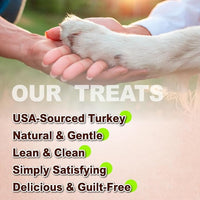 Afreschi Wrapped Turkey Tendon with Brown Rice Stick 3.5 oz, USA-Sourced Turkey Tendon, Dog Treats for Wrapped Series, All Natural Human Grade Dog Treat, Hypoallergenic, Rawhide Alternative