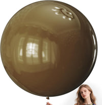 200pcs Balloons 5 Inch Assorted Colors - D02-brown / 36inch（Giant）