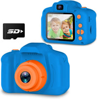 Seckton Upgraded Kids Selfie Camera - navy blue