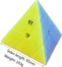 QiYi Warrior W 3x3 stickerless jelly speed cube with frosted transparent colors - view 10