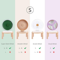 Niteangel Anti-Slide Hamster Wheel Platform: Medium Size & Elevates - Small - image 2