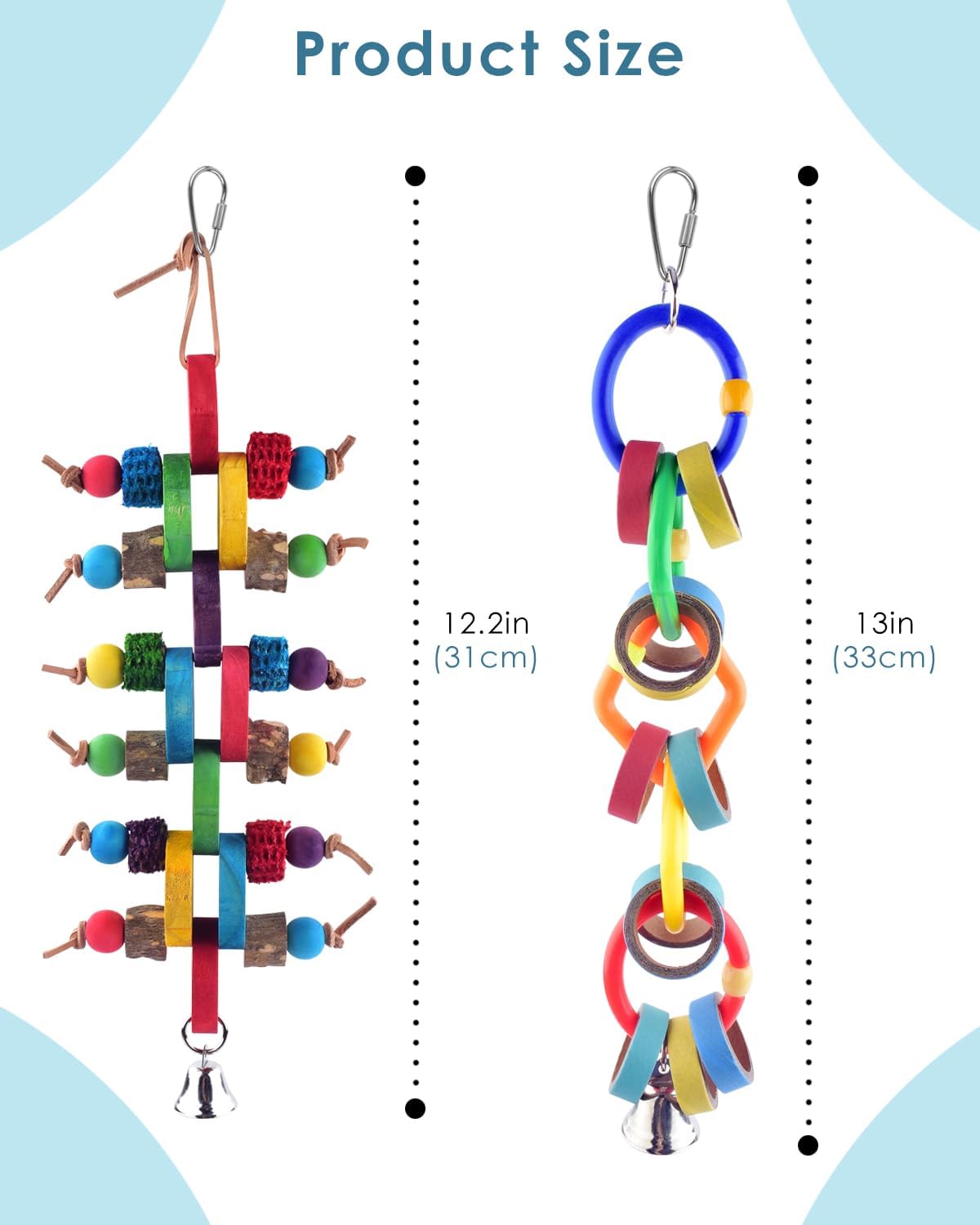 Bissap 2 PCS Bird Chew Toys - 2 PCS - image 2