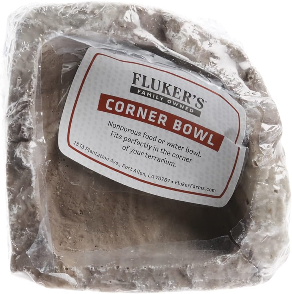 Fluker's Food and Water Reptile Corner Bowl, Medium 6" - Small - image 3