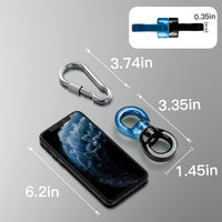 Black Swing Swivel, 30 KN Safest Rotational Device Hanging Accessory – Fun for Kids & Family - 35 KN / Blue - image 3
