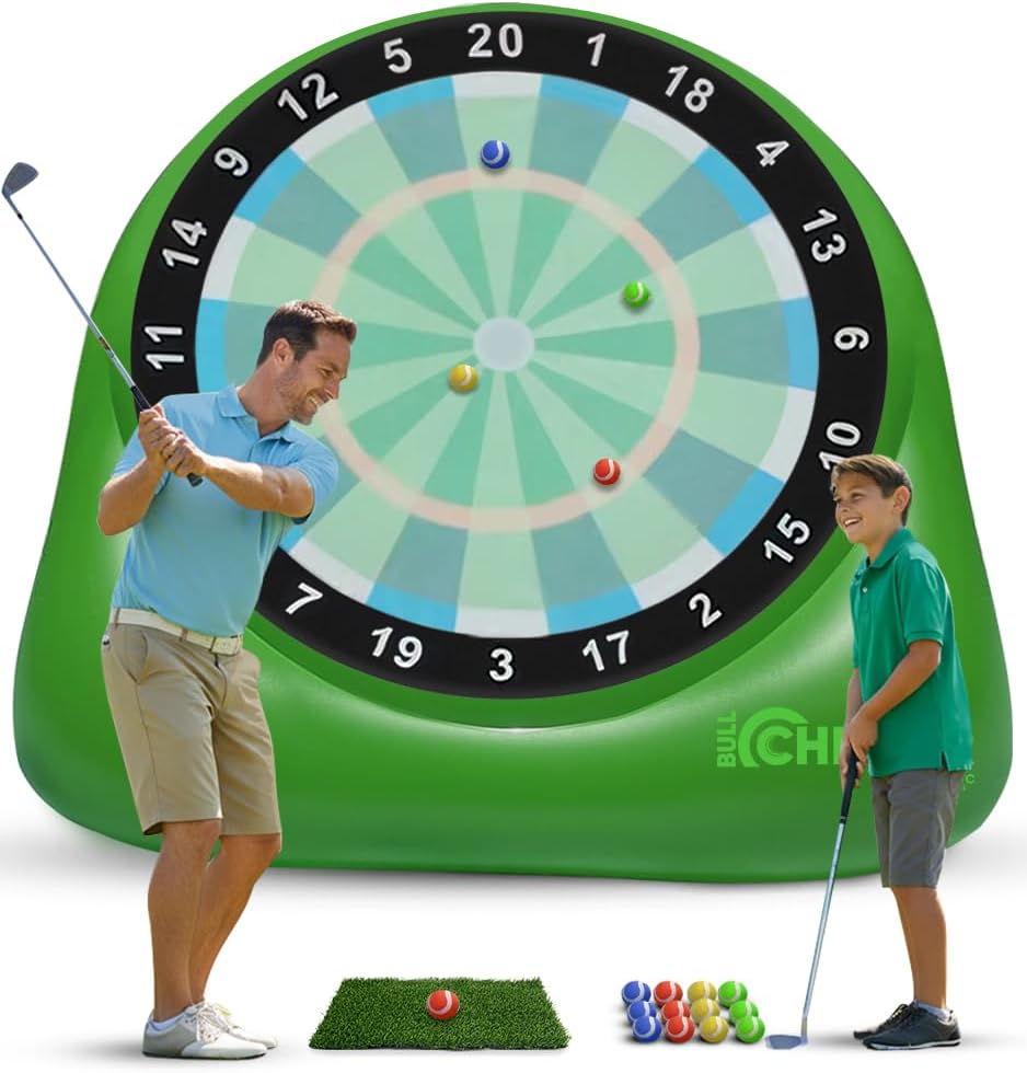 Swooc Bull Chipper giant inflatable golf darts board for backyard play - view 2