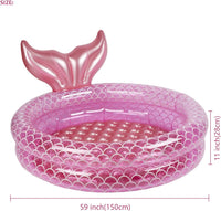 Benelet 47 inch inflatable mermaid kiddie pool and ball pit - view 10